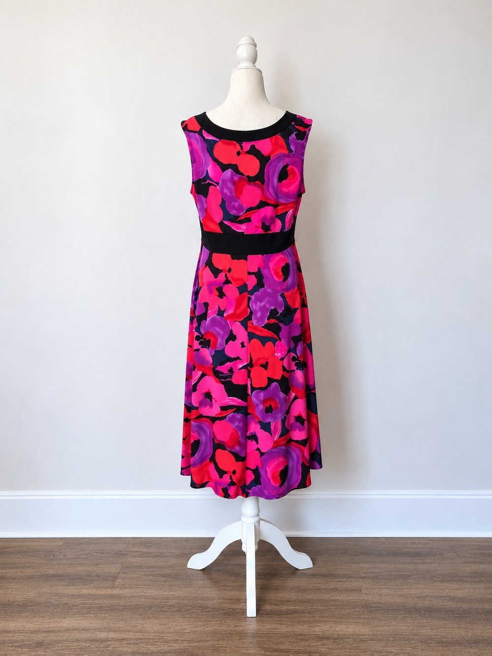 Dressbarn Women's Pink Sleeveless Maxi Dress Size 18